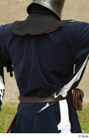  Photos Medieval Knight in cloth armor 3 Blue suit Medieval clothing gambeson upper body 0007.jpg